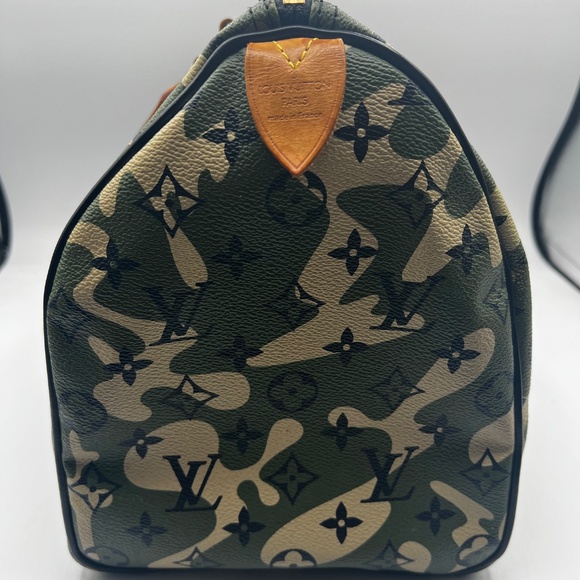 Louis Vuitton Takashi Murakami Camouflage Speedy 35 Keepall SELLING SUNSET SHOW - Picture 9 of 16